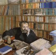 Edgar Degas Portrait of Edmond Duranty oil